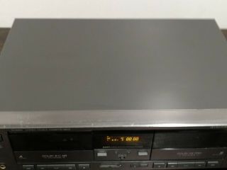 JVC TD - W305 Vintage Dual Tape Cassette Deck Player Recorder Auto Reverse Japan 3