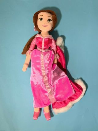 Disney Princess Beauty And The Beast Belle Plush Doll [pink Dress]