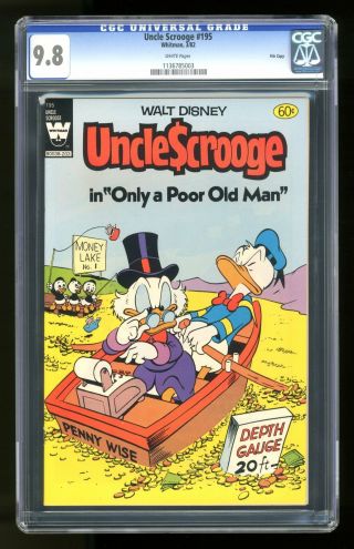 Uncle Scrooge 195 Cgc 9.  8 1981 1136785003