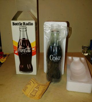Coca Cola Bottle Radio.  Made In Hong Kong.