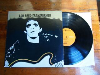 Lou Reed Transformer Orig Us 1st Rca Lsp - 4807 Orange Dynaflex Lp Vg,  1st Press
