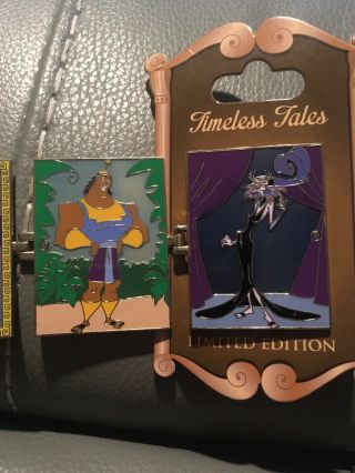 Disney WDW Pin Timeless Tales The Emperor ' s Groove - Kronk / Yzma LE 2