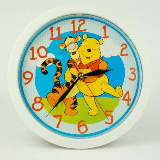 Winnie The Pooh And Tigger Battery Operated Wall Clock