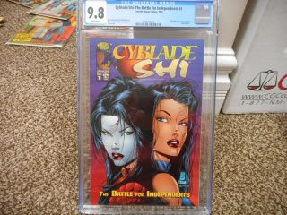 Cyblade Shi The Battle For Independents 1 Cgc 9.  8 1st Appearance Of Witchblade