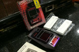 Rare Tomy Break Up Vintage Handheld Tabletop Lcd Video Arcade Game Still