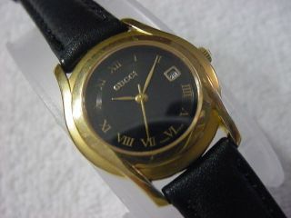 Vintage Gold Plated Antique Art Deco Lady Gucci 5400l Watch
