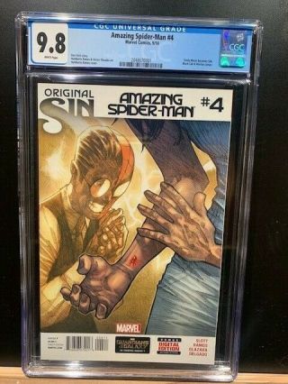 Spider - Man 4 Cgc 9.  8 First Appearance Of Silk Marvel Movie