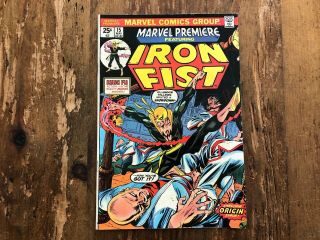 Marvel Premiere 15 Marvel Comics 1974 - Origin & 1st App Iron Fist 2