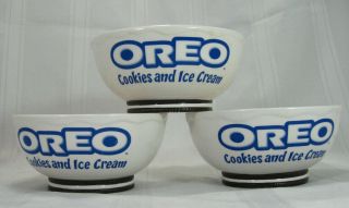 Oreo Cookies And Ice Cream Cereal Bowls Nabisco For Houston Harvest