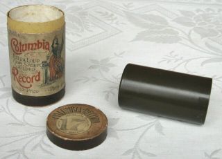 Columbia Brown Wax Phonograph Cylinder Record Violin Frederick W.  Hager