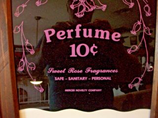 1920 ' s Mercer Novelty Company 10¢ Perfume Vendor w/Key Sweet Rose 2