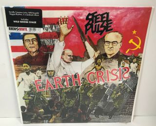 Steel Pulse Earth Crisis Rare Vinyl Lp Reggae 2009 Rhino Repress
