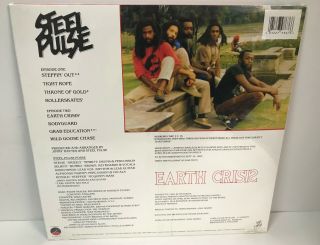 Steel Pulse Earth Crisis RARE Vinyl LP Reggae 2009 Rhino Repress 2