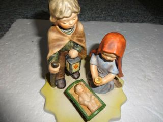 Goebel Nativity Jesus Mary Joseph Figurine W Germany 44700 - 14 Porcelain