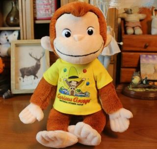 Universal Studios Curious George Monkey Stuffed Plush Toy Japan
