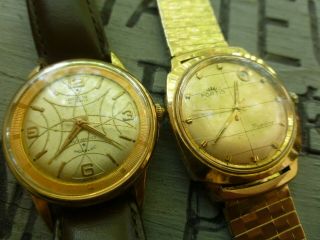Two Mens Vintage Swiss Automatic Wrist Watches Fortis And Ardath