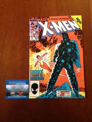 The Uncanny X - Men Signed By Stan Lee 203 Marvel 1986 Phoenix