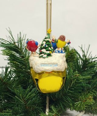 M&M ' s Sleigh Bells Christmas Ornament - Yellow by The Ashton - Drake Galleries 2