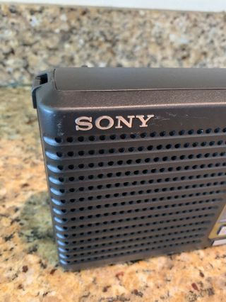 Sony ICF - F10 AM/FM 2 Band Portable Battery Transistor Radio Analog Dial 3