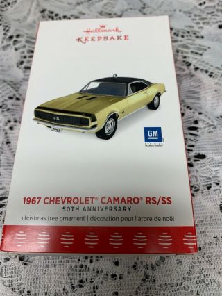 1967 Chevrolet Camaro Rs Ss 50th Anniversary 2017 Hallmark Ornament Muscle Car