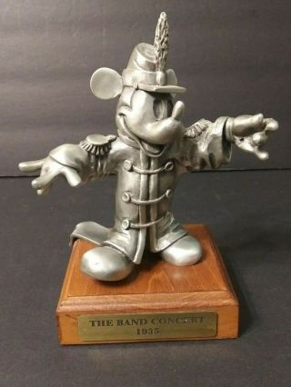 Disney Generations Of Mickey Pewter Figurine - The Band Concert - Hudson - 422/2000