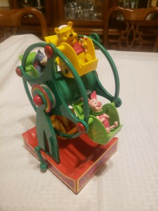 Vintage Disney Winnie The Pooh And Friends Musical Christmas Carousel