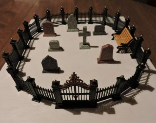 Department 56 Custom Made Graveyard Halloween,  Snow Village,  Heritage,  Dickens