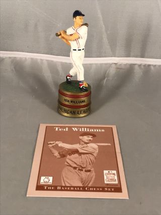 Ted Williams Danbury Baseball Chess Piece Bishop With Card