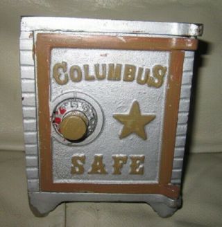 Vintage/antique Columbus Safe / Bank W/combination Lock