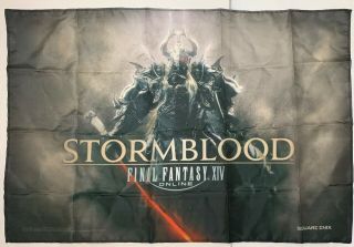 Final Fantasy Xiv Stormblood Fabric Banner Flag Wall Decoration
