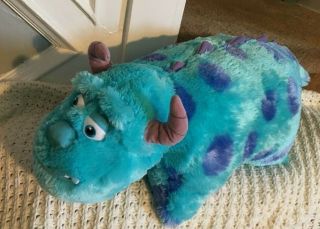 Huge Disney Parks Monsters Inc Sulley Pillow Pet Pal Plush