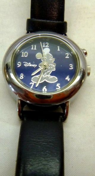 Disney Mickey Mouse - Womens Watch,  Leather Band,  Water Resistant