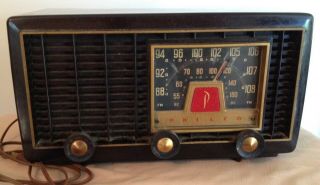 Vintage Philco Am/fm Tube Radio Model 53 - 956