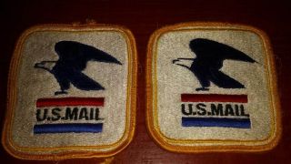 Usps Vintage Badge Patch Sew On United States Postal Service