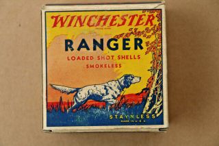 Winchester Ranger 2 - 5/8 Inch 12 Gauge Empty Shotgun Shell Box,  Pointer Box
