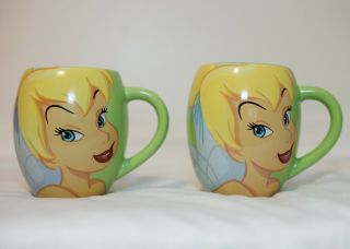 Tinker Bell Set Of 2 Disney Parks Coffee Mug Dream Cup