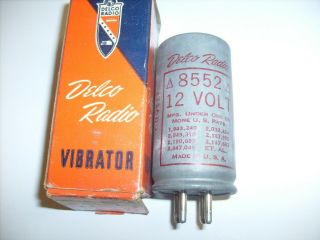 Delco Radio Vibrator 8552 12 Volt W/ Box Nos