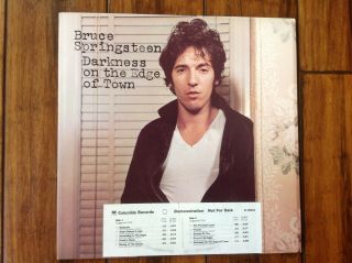 Bruce Springsteen Darkness On The Edge Of Town Gold Stamped Pr Lp/original Owne