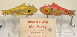 Bingo Doug English Vintage Fishing Lures Special Edition Mr & Mrs Puckey Hump