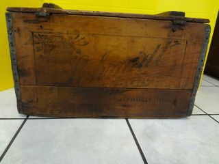 Antique Schmidt Beer Wood Crate Circa 1890 