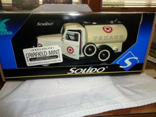 Vintage Texaco Tank Truck Solido Exclusive Fairfield Prestige