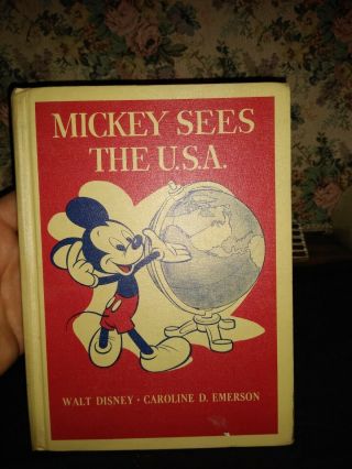 Mickey See The Usa 1944 Disney Mickey Mouse Children 