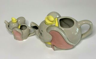 Vintage Disney Dumbo Coffee Pot And Creamer Set Very Hard To Find