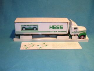 Hess 18 Wheeler And Racer 1992,  And Inserts,  Nib