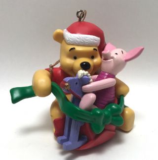 Disney Winnie The Pooh And Piglet 3 " Tall Ornament Holiday Christmas