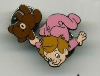 Disney 2001 Peter Pan Micheal With Teddy Bear Boxed Set Pin Le 2400