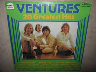 The Ventures 20 Greatest Hits Rare Still Vinyl Lp Canada 1977 Ta - 1063
