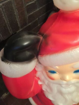Vintage General Foam Santa Claus Christmas Blow mold 40 