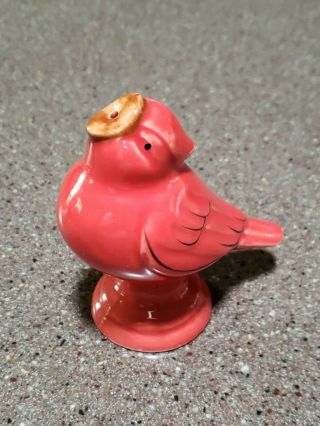 Red Cardinal Pie Bird,  Ceramic Pie Backing Accessory