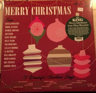 Merry Christmas From King Records Lp [vinyl New] Limited Ed.  Red Album Rsd Bf
